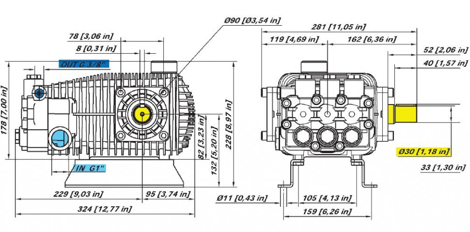 Насос Bertolini RAL 2535-P