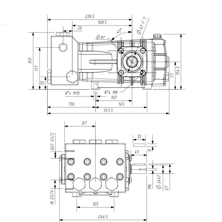 Насос Titan FCL3030R