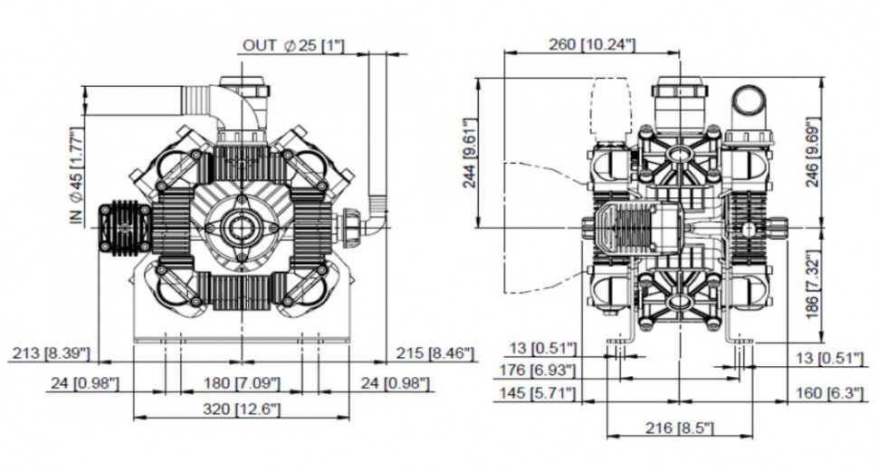 Насос Bertolini POLY 2200 VD "V.ECO"