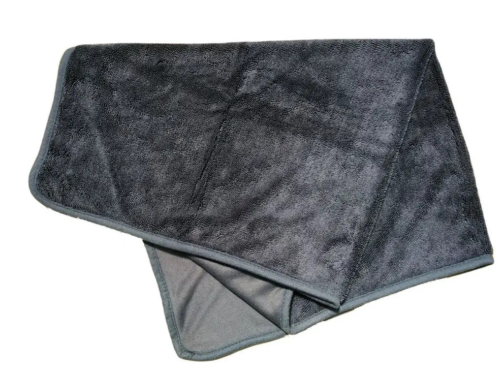 Микрофибра темная 70х90, 520 gsm, с логотипом, в упаковке (коробка 40шт)