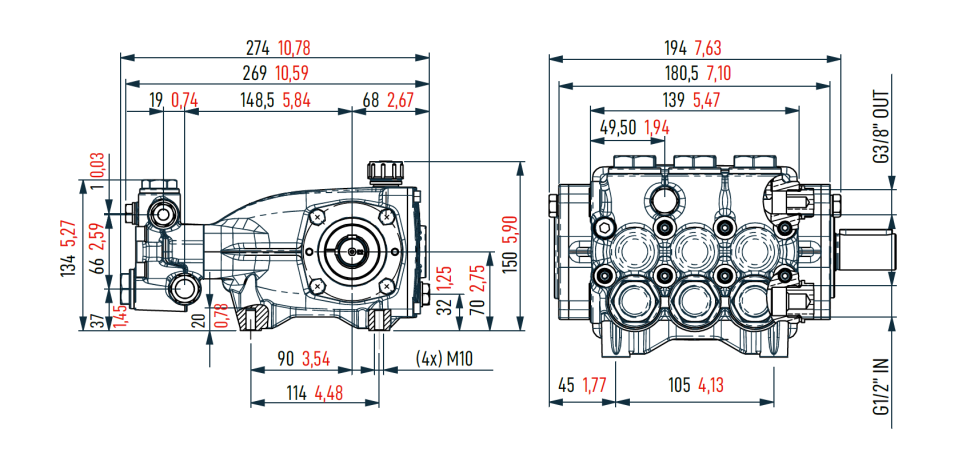 Насос Mazzoni MMD15250R