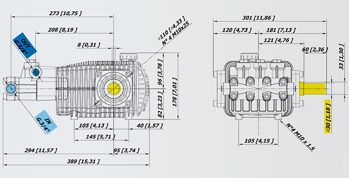 Насос Bertolini RX 3050