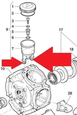 Кольцо 2,62X15,08 насоса BP205/235/280