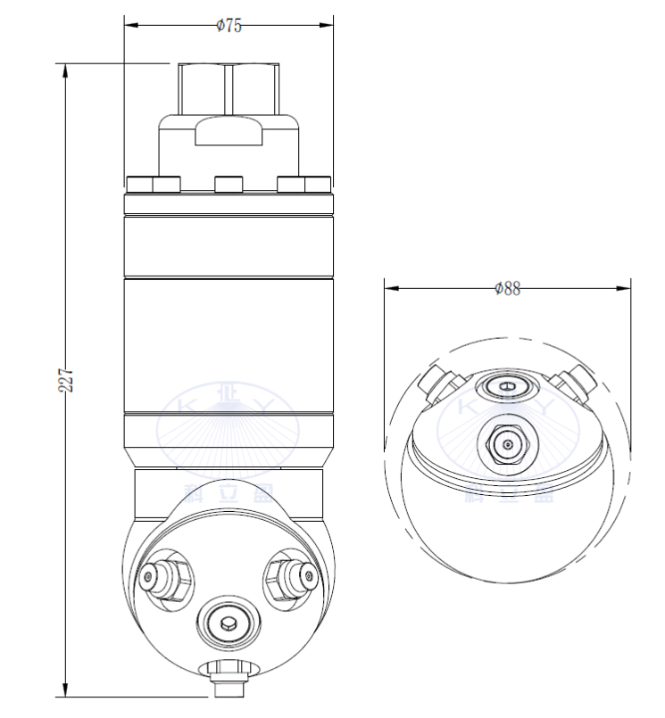 Насадка для мойки емкостей CC5-3-1.0-304SS-1/2"BSPP