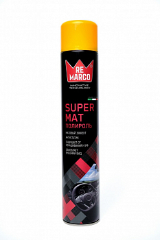 Полироль для пластика матовый Re Marco "SUPER MAT" Персик RM-815, 750 мл.